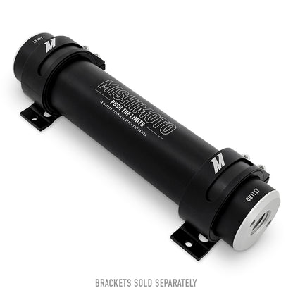 Mishimoto High-Flow-10AN Fuel Filter, 10-Micron Stainless-Steel Insert