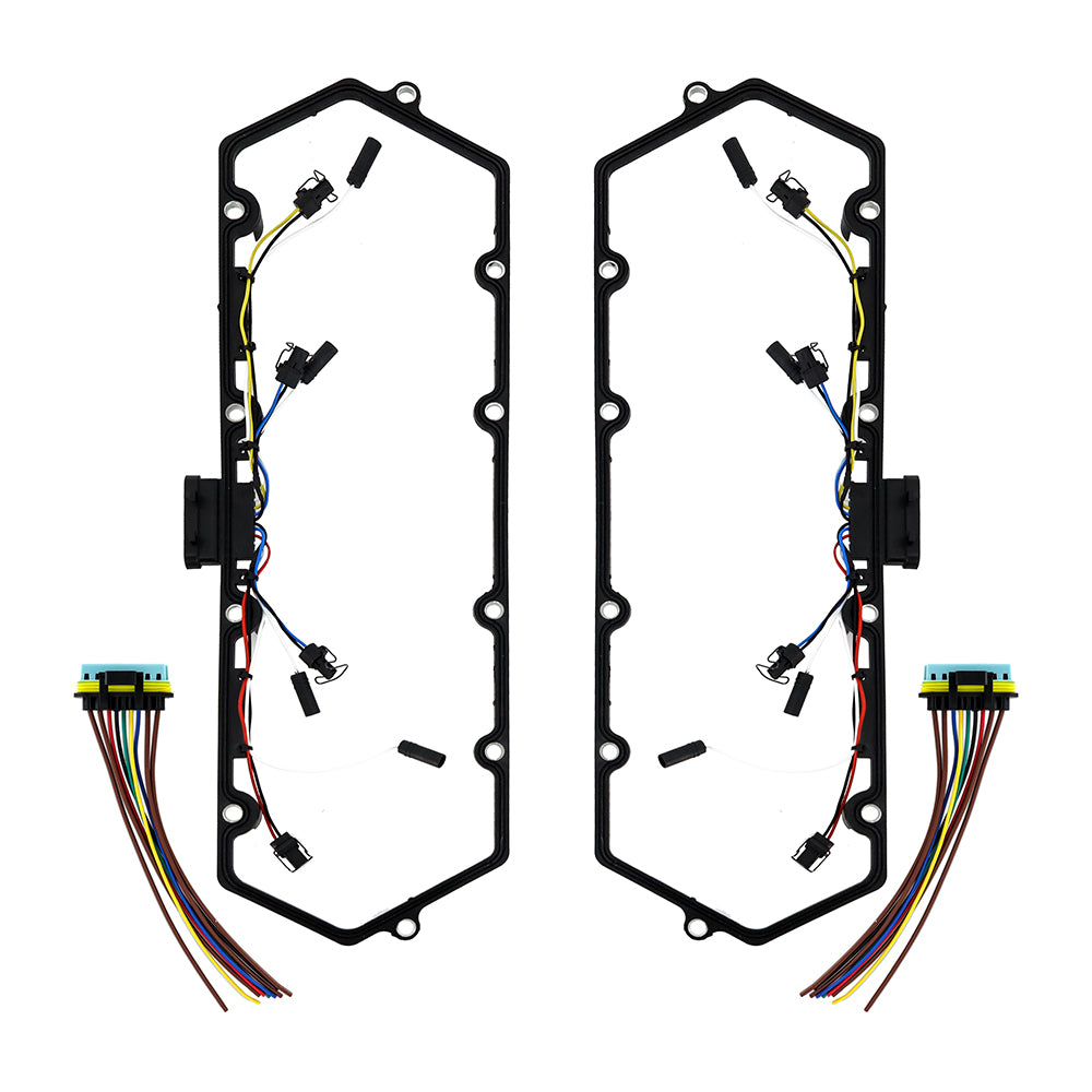 Mishimoto Glow Plug Harness & Valve Cover Gasket Set, fits Ford Powerstroke 7.3L 1999-2003