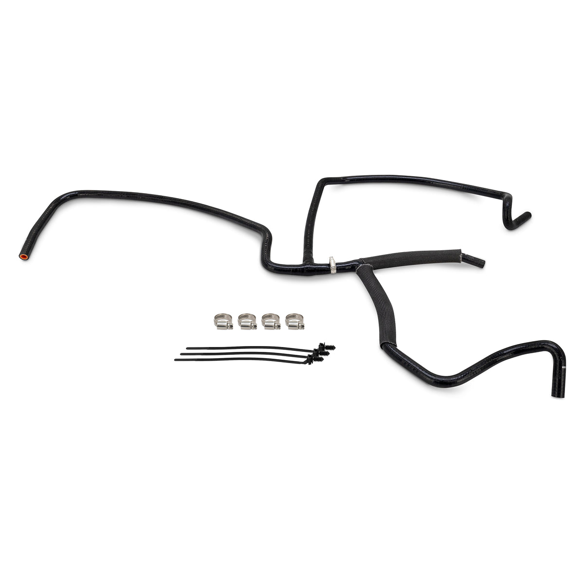 Mishimoto MMHOSE-F2D-11OV Silicone Coolant Overflow Hose, fits Ford 6.7L Powerstroke 2020+