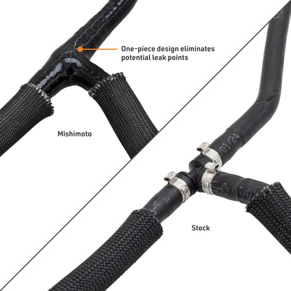 Mishimoto MMHOSE-F2D-11OV Silicone Coolant Overflow Hose, fits Ford 6.7L Powerstroke 2020+
