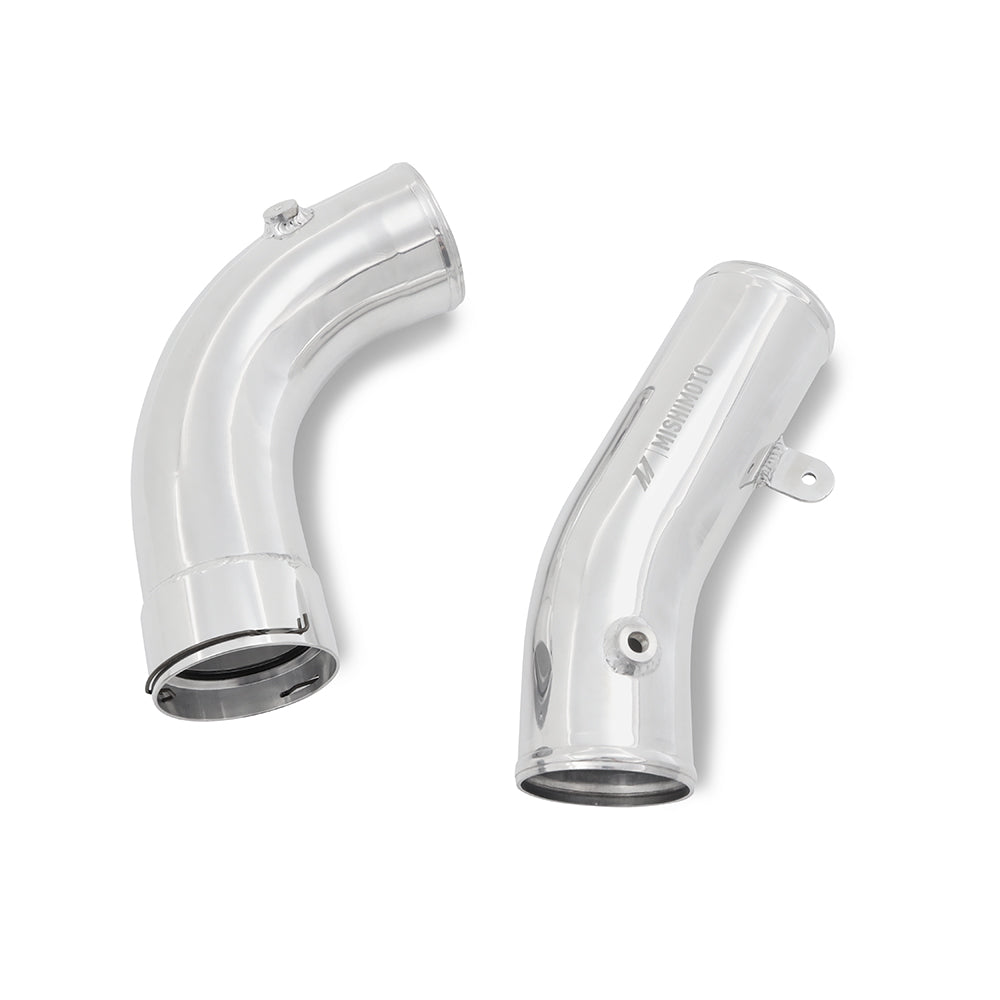 Mishimoto Intercooler Pipe Kit, Polished, fits Chevrolet/GMC 6.6L Duramax 2017-2019