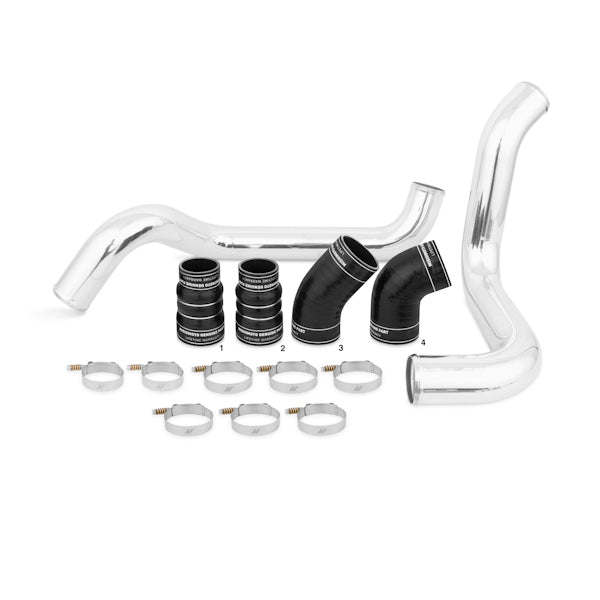 Mishimoto Intercooler Kit, Silver/Polished, fits Chevrolet/GMC 6.6L Duramax 2002-2004.5