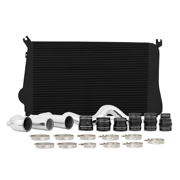 Mishimoto Intercooler Kit, Black/Polished, fits Chevrolet/GMC 6.6L Duramax 2011-2016