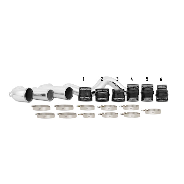 Mishimoto Intercooler Kit, Silver/Polished, fits Chevrolet/GMC 6.6L Duramax 2011-2016