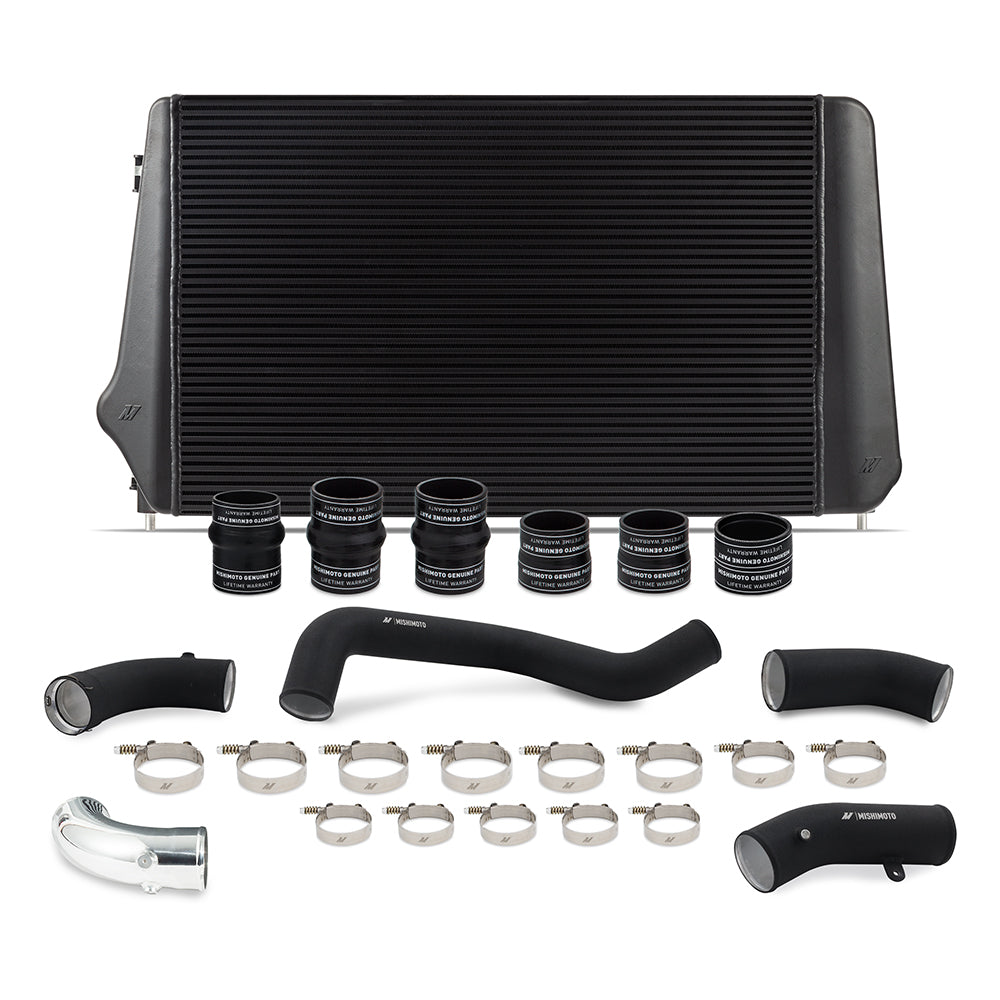 Mishimoto Intercooler Kit, Black/Black, fits Chevrolet/GMC 6.6L Duramax L5P 2017-2019