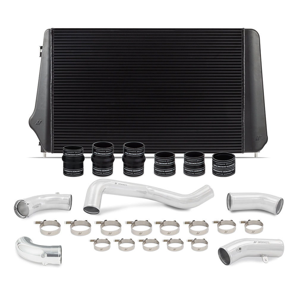 Mishimoto Intercooler Kit, Black/Polished, fits Chevrolet/GMC 6.6L Duramax L5P 2017-2019