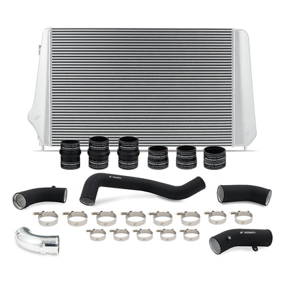 Mishimoto Intercooler Kit, Silver/Black, fits Chevrolet/GMC 6.6L Duramax L5P 2017-2019