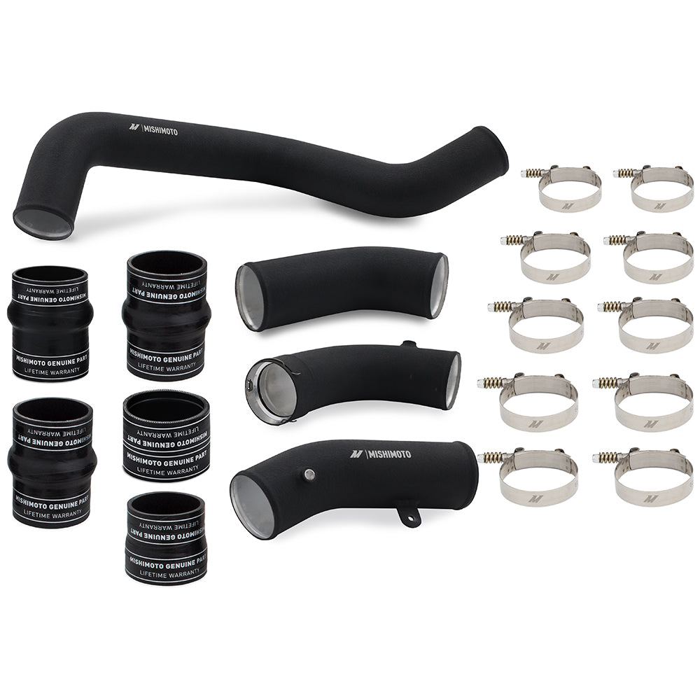 Mishimoto Intercooler Kit, Silver/Black, fits Chevrolet/GMC 6.6L Duramax L5P 2017-2019