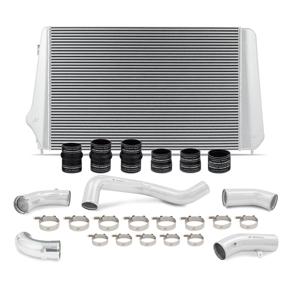 Mishimoto Intercooler Kit, Silver/Polished, fits Chevrolet/GMC 6.6L Duramax L5P 2017-2019