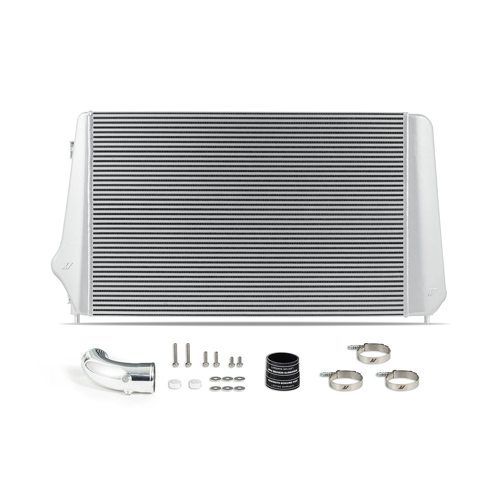 Mishimoto Intercooler, Silver, fits Chevrolet/GMC 6.6L Duramax L5P 2017-2019