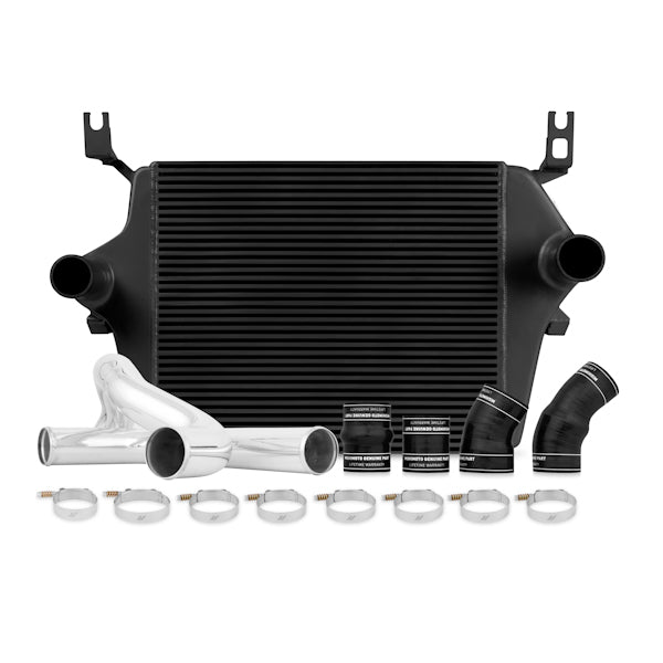 Mishimoto Intercooler Kit, Black/Polished, fits Ford 6.0L Powerstroke 2003-2007