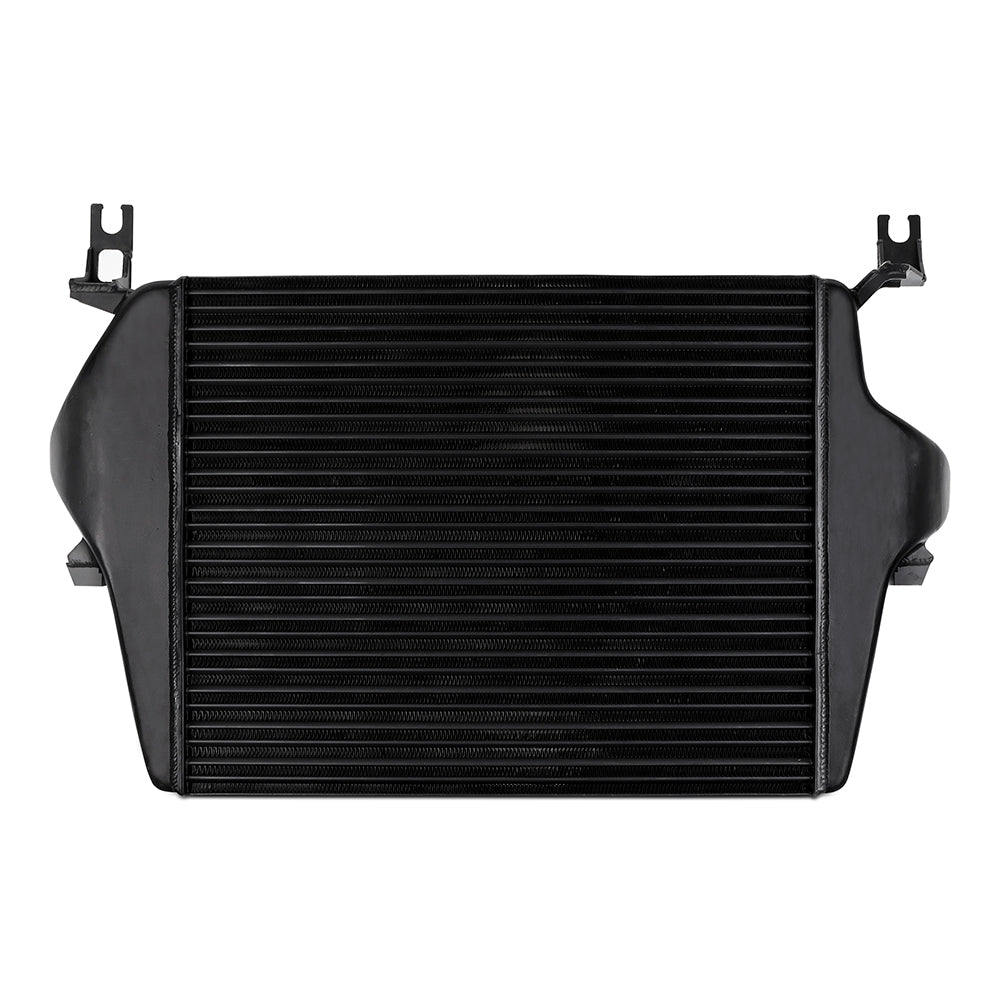 Mishimoto Cast End Tank Replacement Intercooler, Black, fits Ford 6.0L Powerstroke 2003-07