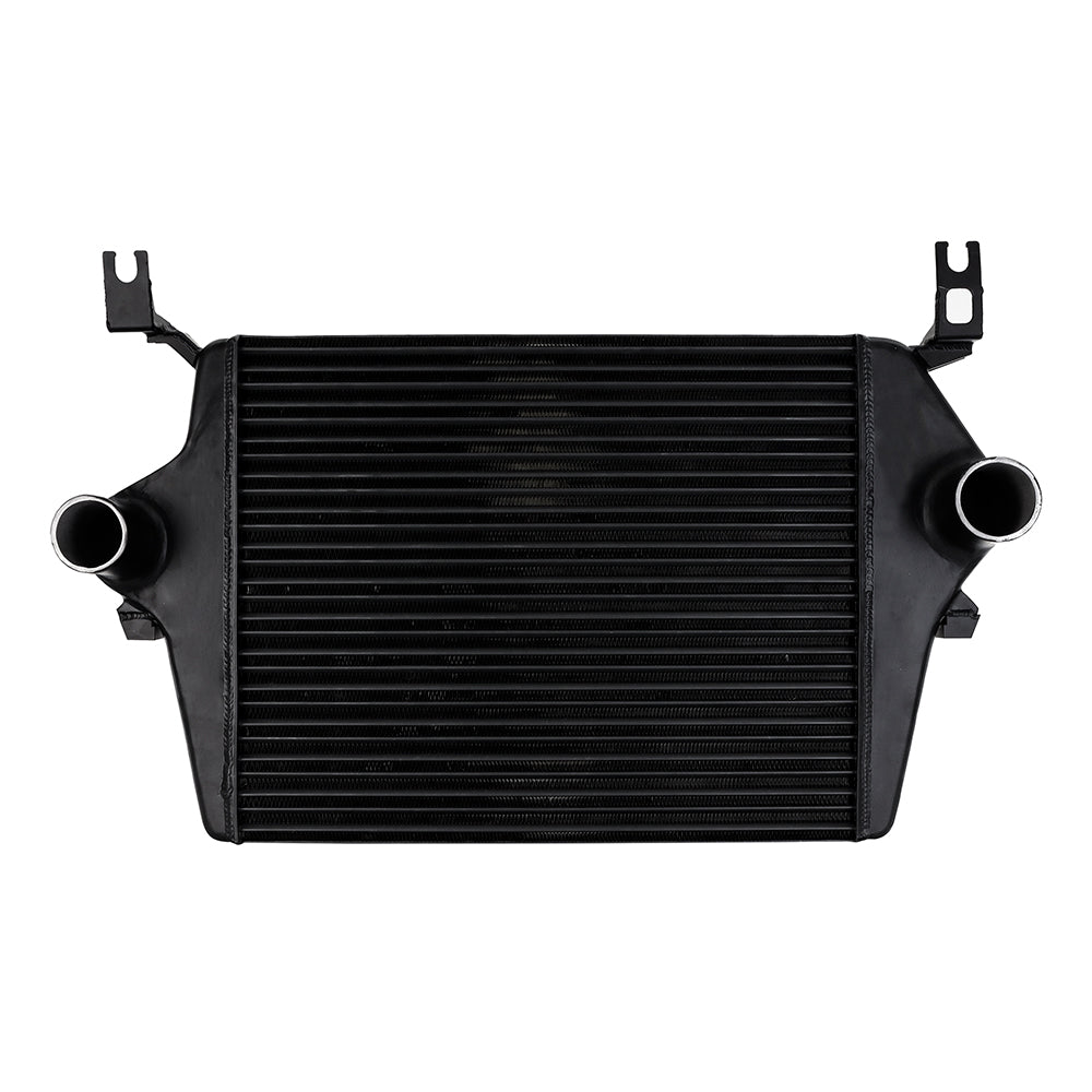 Mishimoto Cast End Tank Replacement Intercooler, Black, fits Ford 6.0L Powerstroke 2003-07