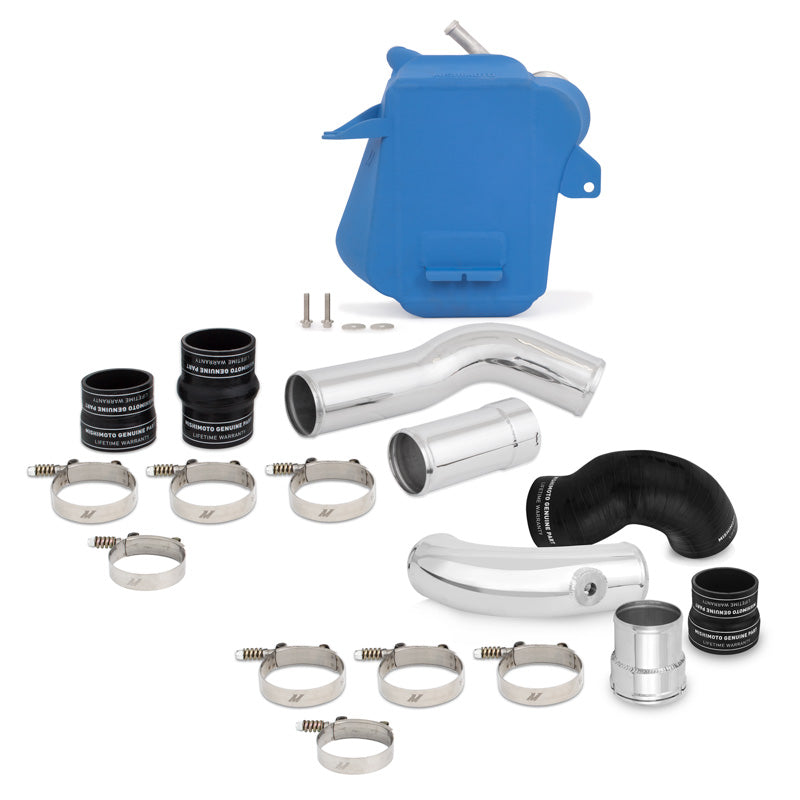 Mishimoto Air-to-Water Intercooler Kit, Blue/Polished, fits Ford 6.7L Powerstroke 2011+