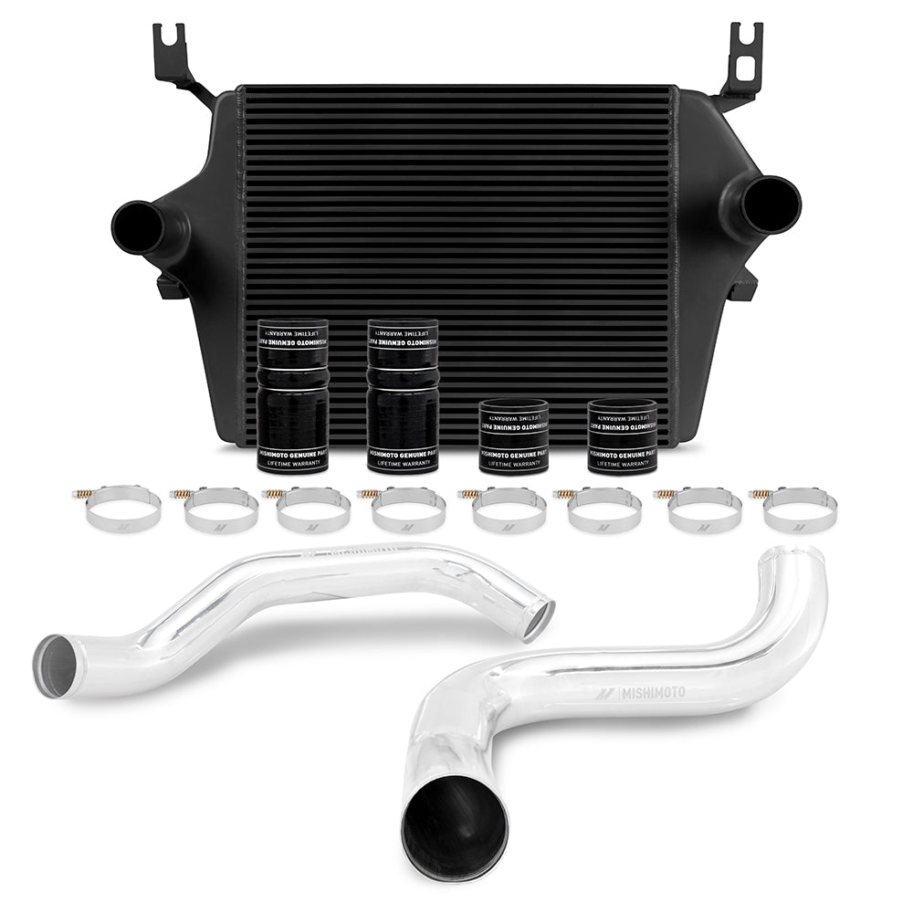 Mishimoto Intercooler Kit, Black/Polished, fits Ford 7.3L Powerstroke 1999-2003
