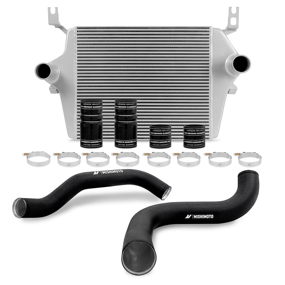 Mishimoto Intercooler Kit, Silver/Black, fits Ford 7.3L Powerstroke 1999-2003