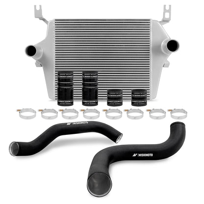 Mishimoto Intercooler Kit, Silver/Black, fits Ford 7.3L Powerstroke 1999-2003