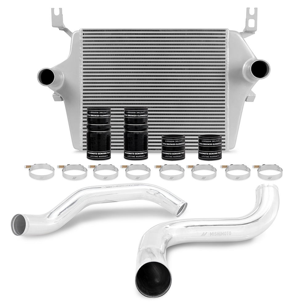 Mishimoto Intercooler Kit, Silver/Polished, fits Ford 7.3L Powerstroke 1999-2003
