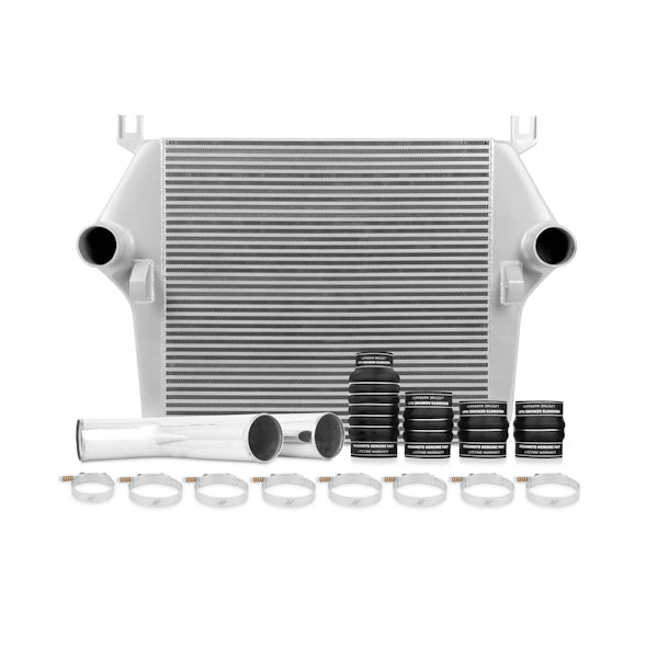 Mishimoto Intercooler Kit, Silver/Polished, fits Dodge 6.7L Cummins 2007.5-2009