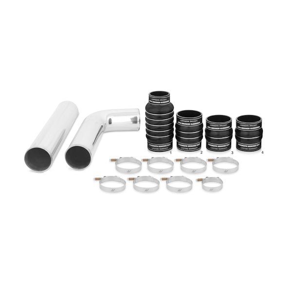 Mishimoto Intercooler Kit, Silver/Polished, fits Dodge 6.7L Cummins 2007.5-2009
