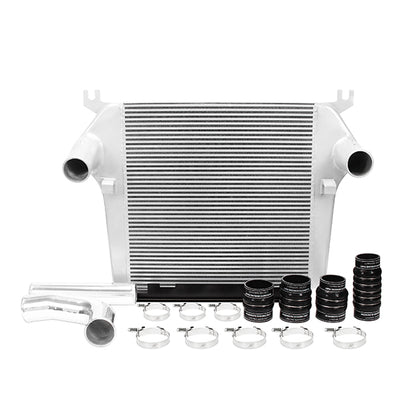 Mishimoto Intercooler Kit, Silver/Polished, fits Dodge 6.7L Cummins 2010-2012