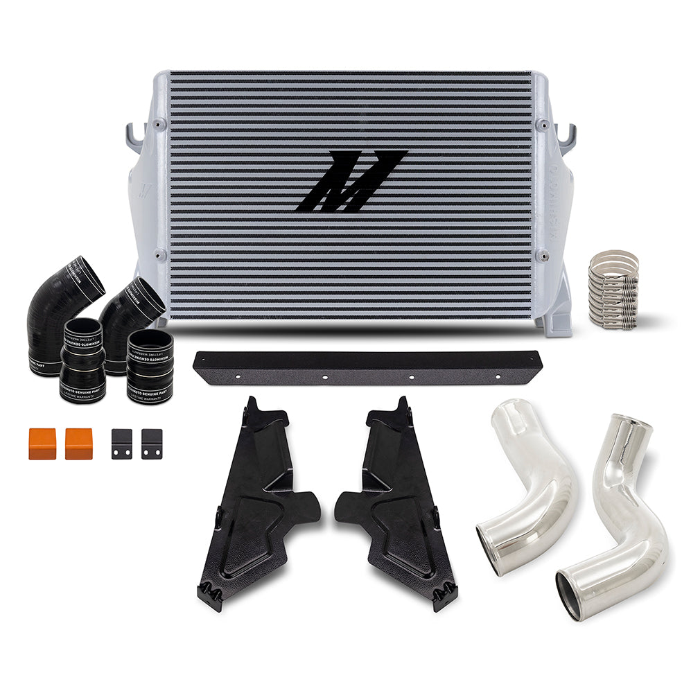 Mishimoto Intercooler Kit, Silver/Polished, fits Ram 6.7L Cummins 2019-2024