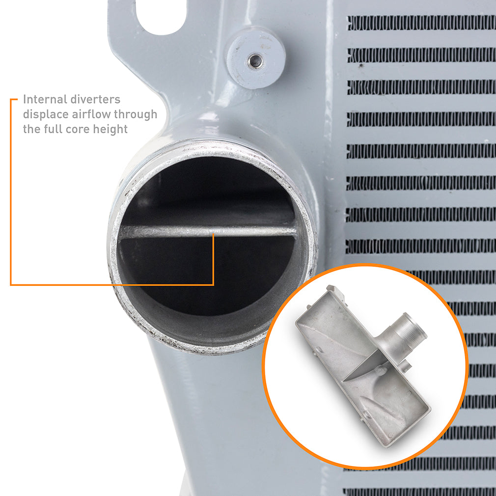 Mishimoto Intercooler Kit, Silver/Polished, fits Ram 6.7L Cummins 2019-2024