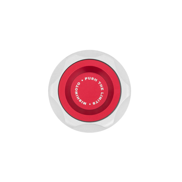 Mishimoto Oil Filler Cap, Red, fits Ford Mustang 1987-2001