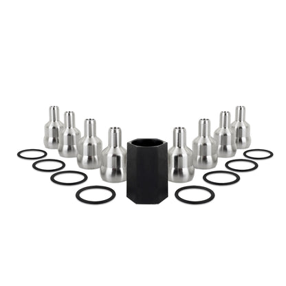Mishimoto High-Pressure Oil Rail Ball Tube Set, fits 2004.5-2007 Ford 6.0L Powerstroke