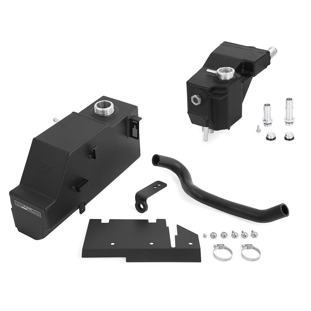 Mishimoto Aluminum Degas Tank Kit, Black, fits Ford 6.7L Powerstroke 2011-2019