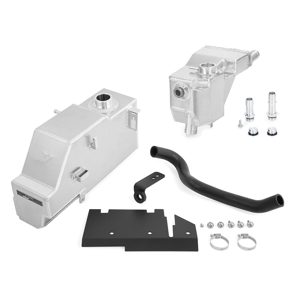 Mishimoto Aluminum Degas Tank Kit, Natural, fits Ford 6.7L Powerstroke 2011-2019