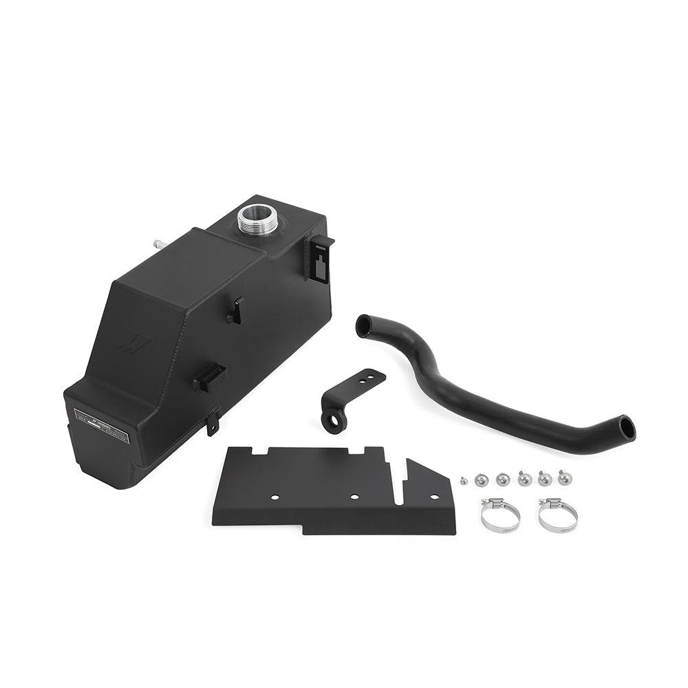Mishimoto Aluminum Primary Degas Tank, Black, fits Ford 6.7L Powerstroke 2011-2019