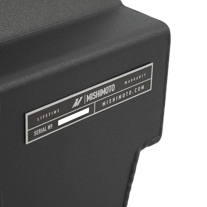 Mishimoto Aluminum Primary Degas Tank, Black, fits Ford 6.7L Powerstroke 2011-2019