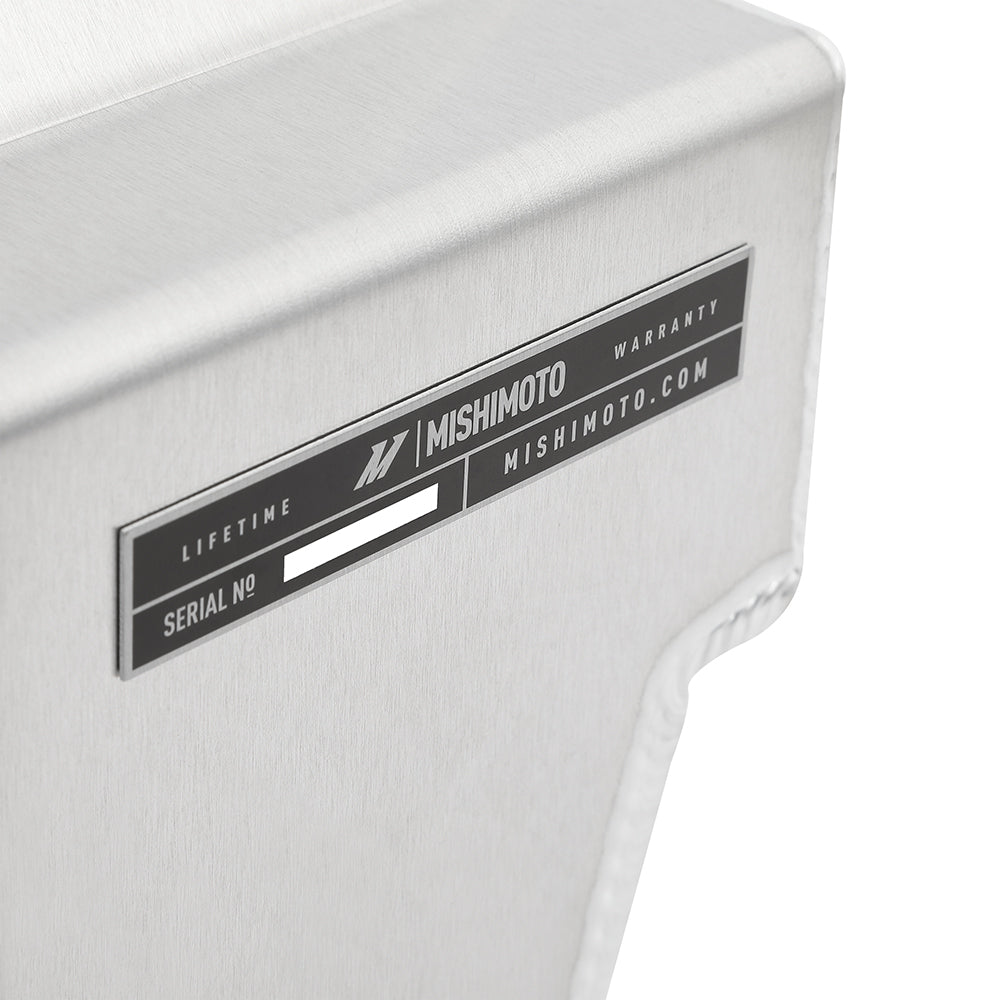 Mishimoto Aluminum Primary Degas Tank, Natural, fits Ford 6.7L Powerstroke 2011-2019