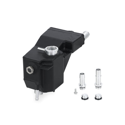 Mishimoto Aluminum Secondary Degas Tank, Black, fits Ford 6.7L Powerstroke 2011+