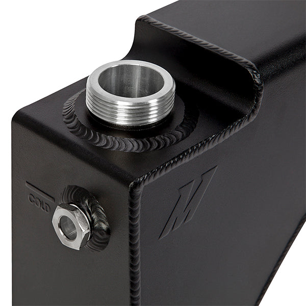 Mishimoto Aluminum Degas Tank, Black, fits Ford 7.3L Powerstroke 1999-2003