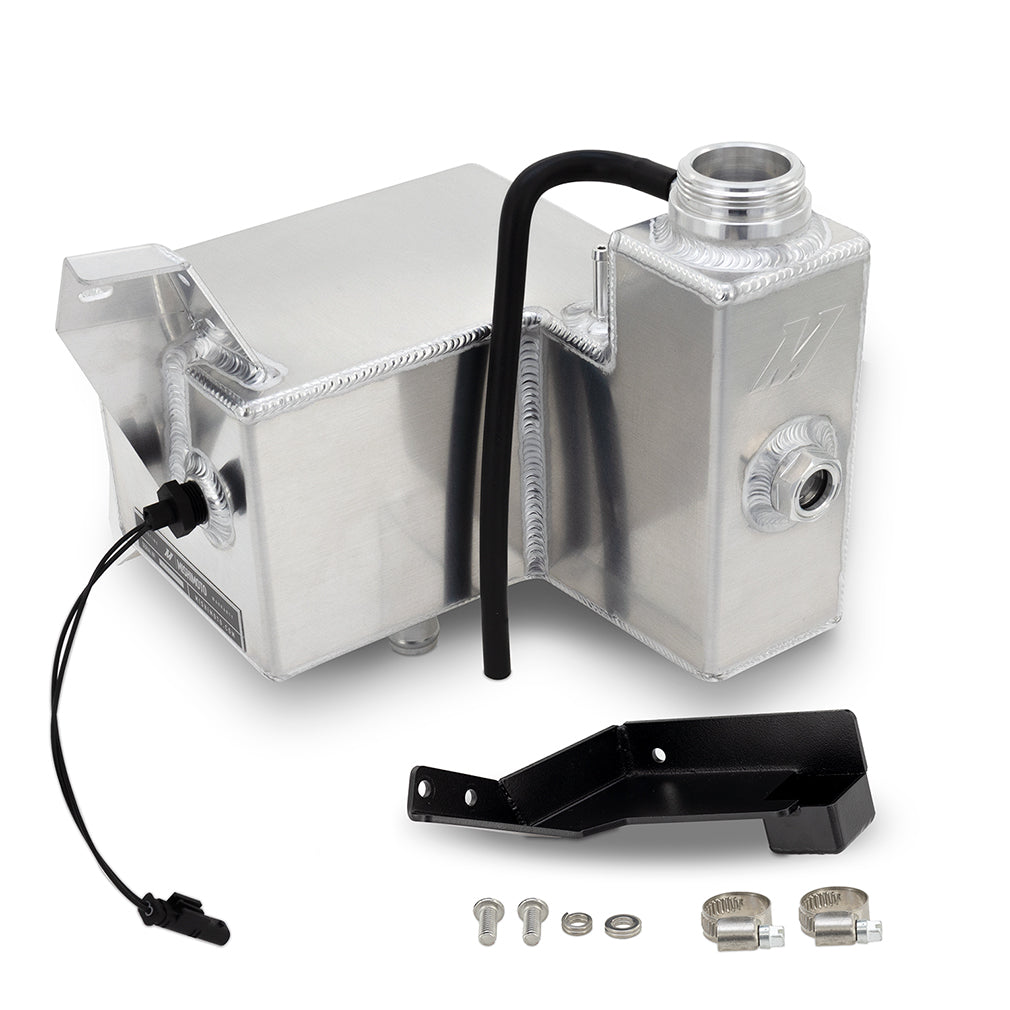 Mishimoto MMRT-RAM-19BK Aluminum Degas Tank, Natural, fits Ram 6.7L Cummins 2019+