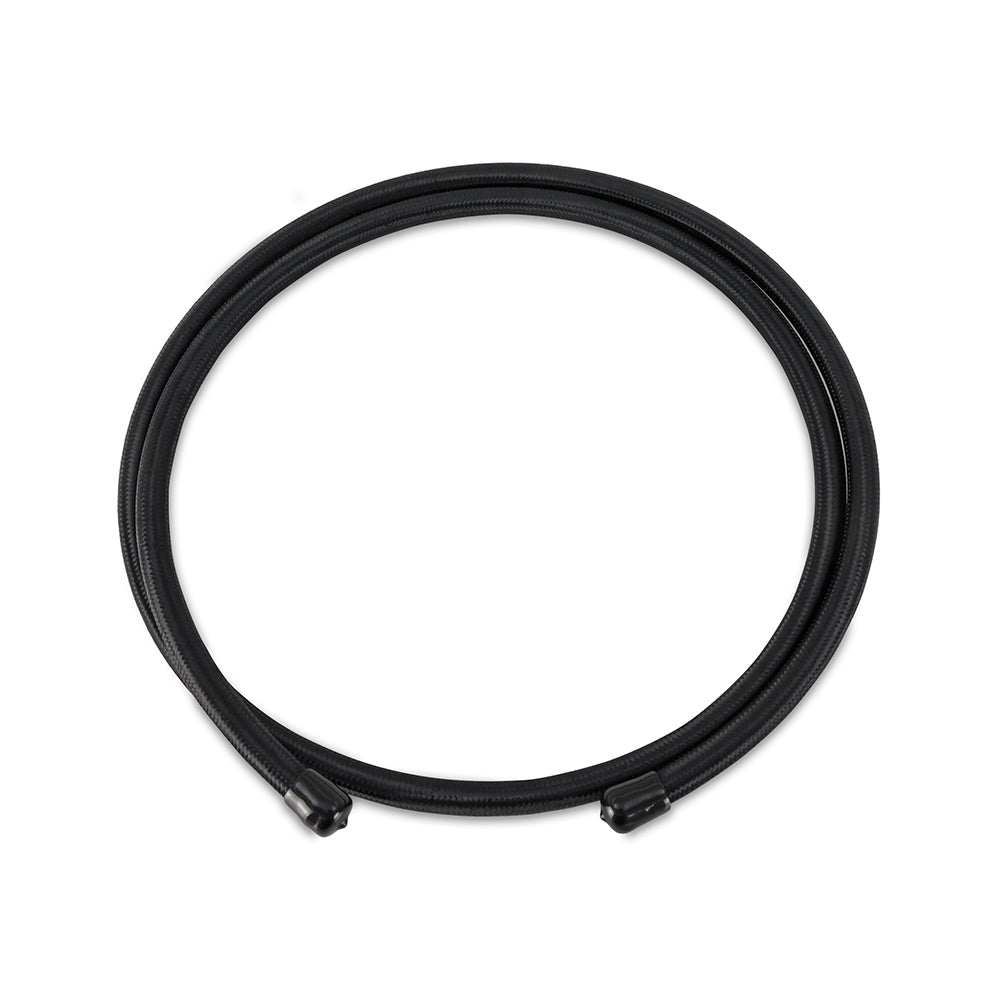 Mishimoto 6AN Braided Line, Black Nylon, 6 ft - MMSBH-0672-PB