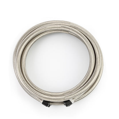 Mishimoto 6AN Braided Line, Stainless Steel, 15 ft