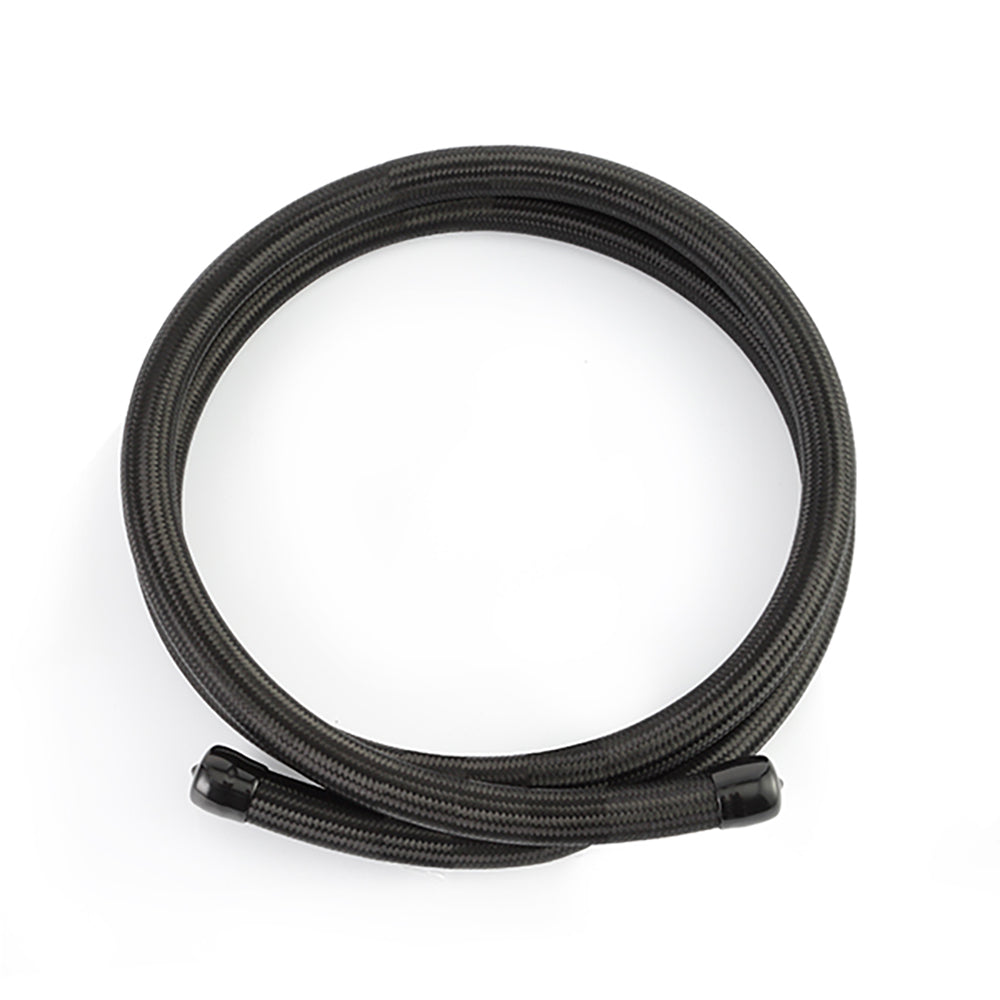 Mishimoto 6AN Braided Line, Black Nylon, 6 ft - MMSBH-0672-CB