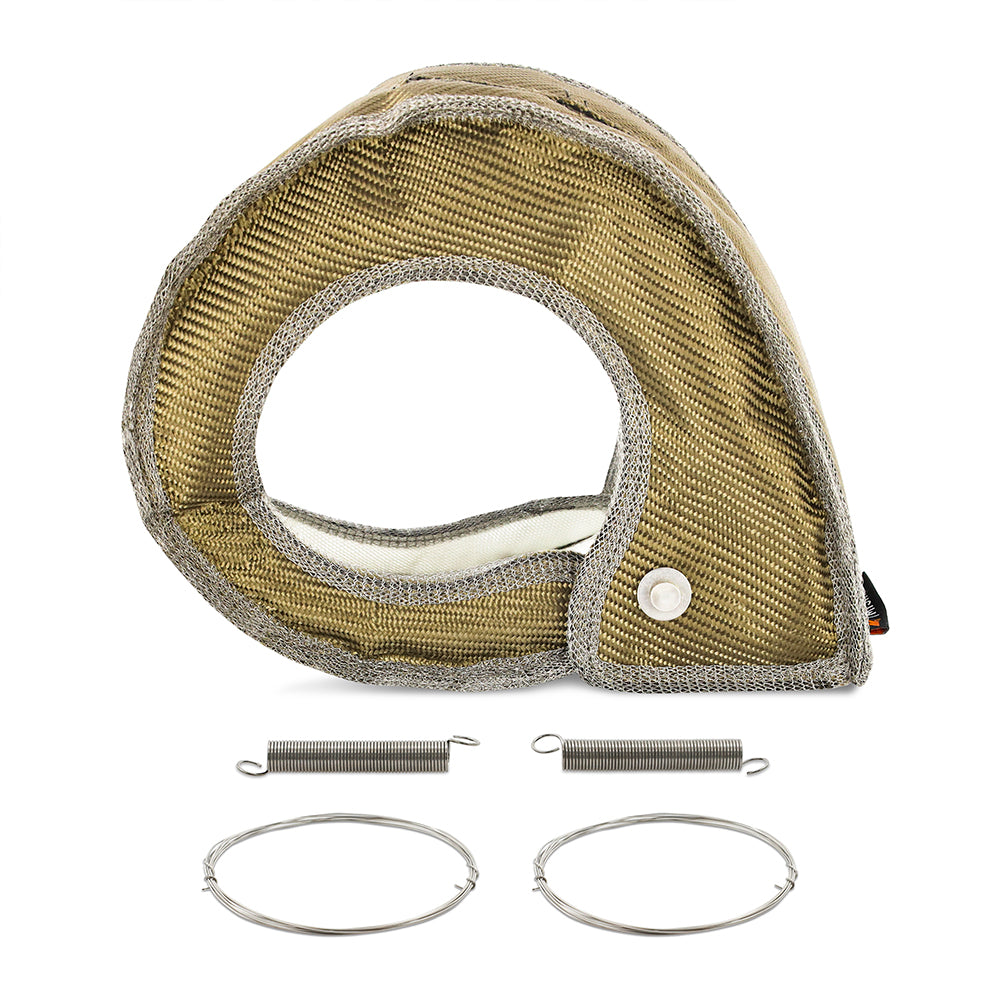 Mishimoto Titanium Turbo Blanket, fits Chevrolet/GMC 6.6L L5P Duramax 2017-2019