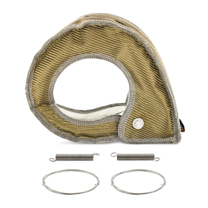 Mishimoto Titanium Turbo Blanket, fits Chevrolet/GMC 6.6L L5P Duramax 2017-2019