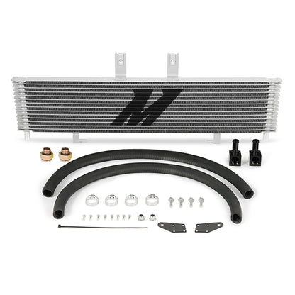 Mishimoto Transmission Cooler, Silver, fits Chevrolet/GMC 6.6L Duramax LB7 2001-2003