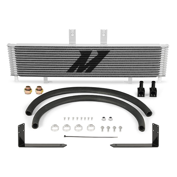 Mishimoto Transmission Cooler, Silver, fits Chevrolet/GMC 6.6L Duramax LML 2011-2014