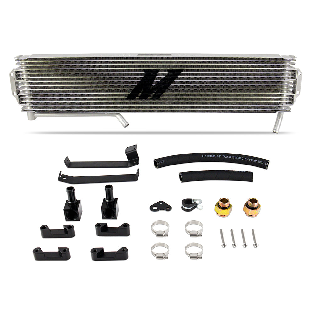 Mishimoto Transmission Cooler, Silver, fits Chevrolet/GMC 6.6L Duramax LML 2015-2016