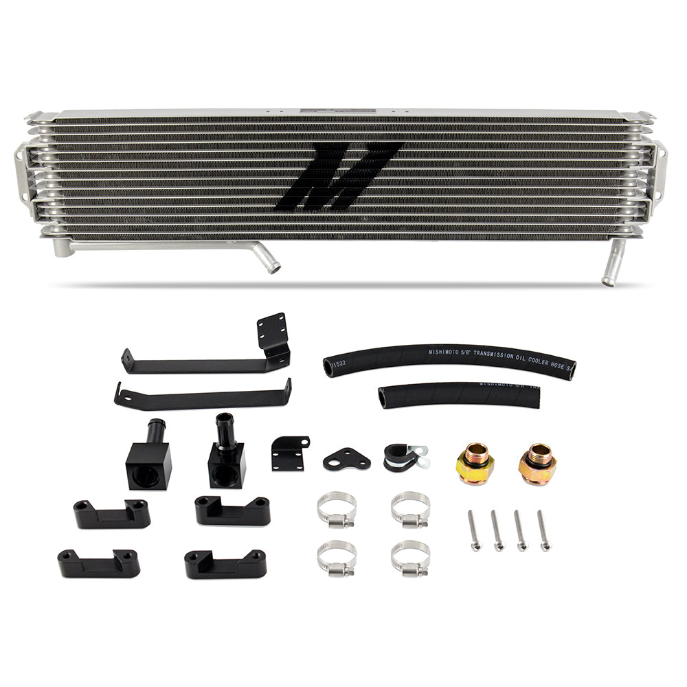 Mishimoto Transmission Cooler, Silver, fits Chevrolet/GMC 6.6L Duramax L5P 2017-2019
