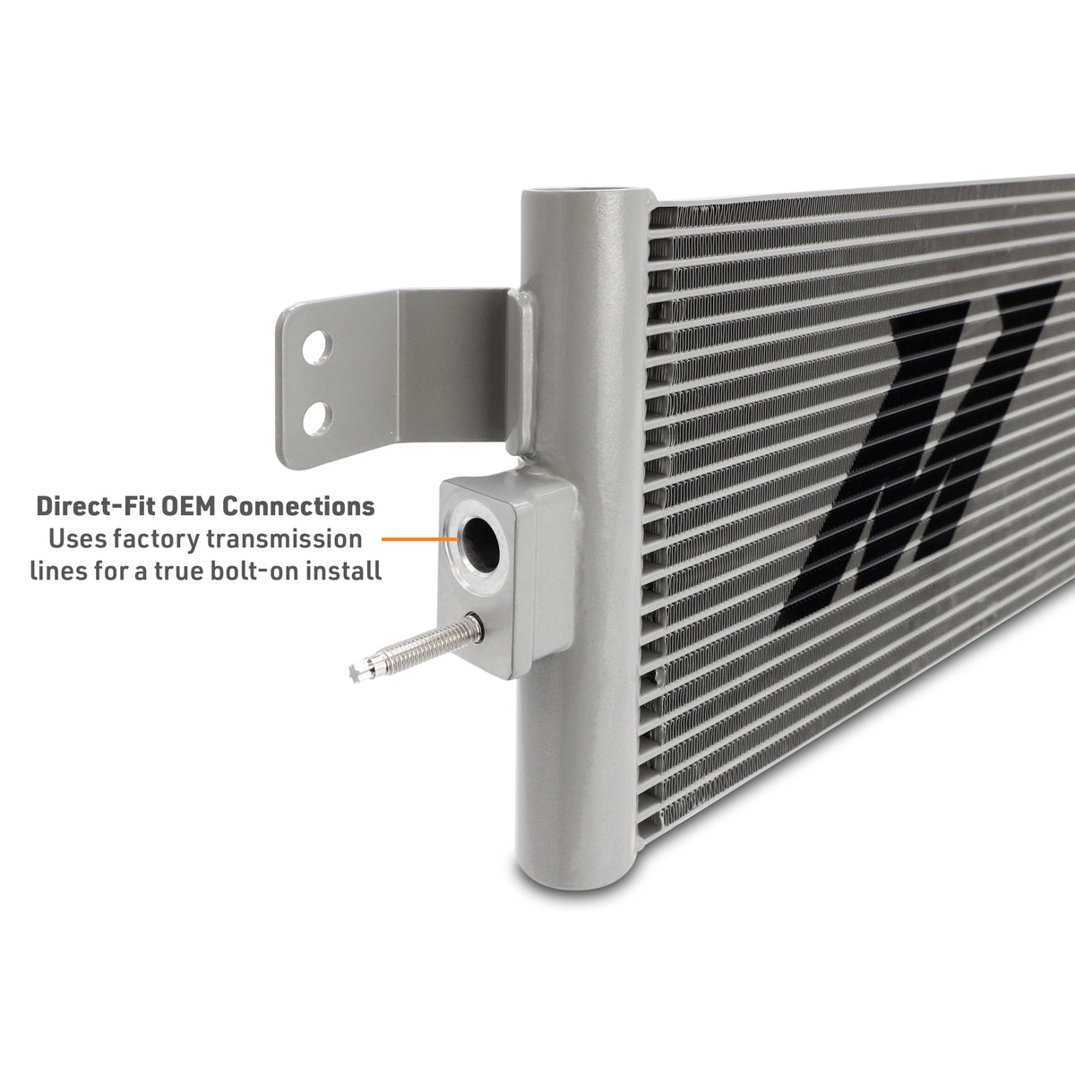 Mishimoto Transmission Cooler, Silver, fits Chevrolet/GMC 6.6L Duramax L5P 2020+
