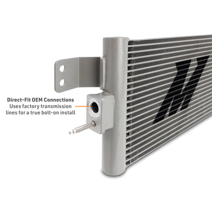 Mishimoto Transmission Cooler, Silver, fits Chevrolet/GMC 6.6L Duramax L5P 2020+
