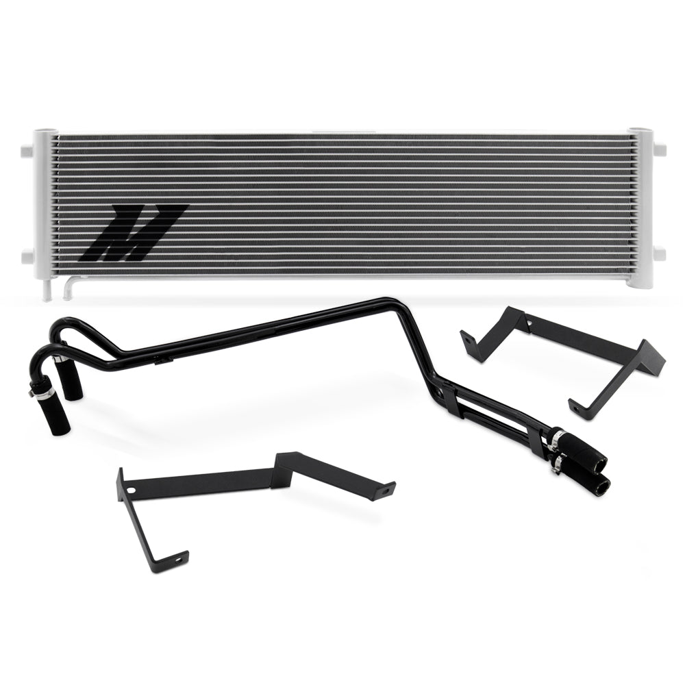 Mishimoto Transmission Cooler, Silver, fits Ford 6.7L Powerstroke 2011-2016