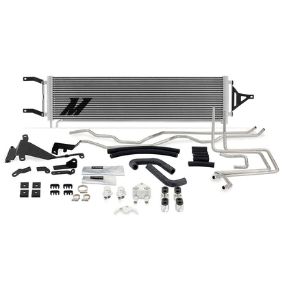 Mishimoto Transmission Cooler, Silver, fits Ford 6.7L Powerstroke 2020-2022